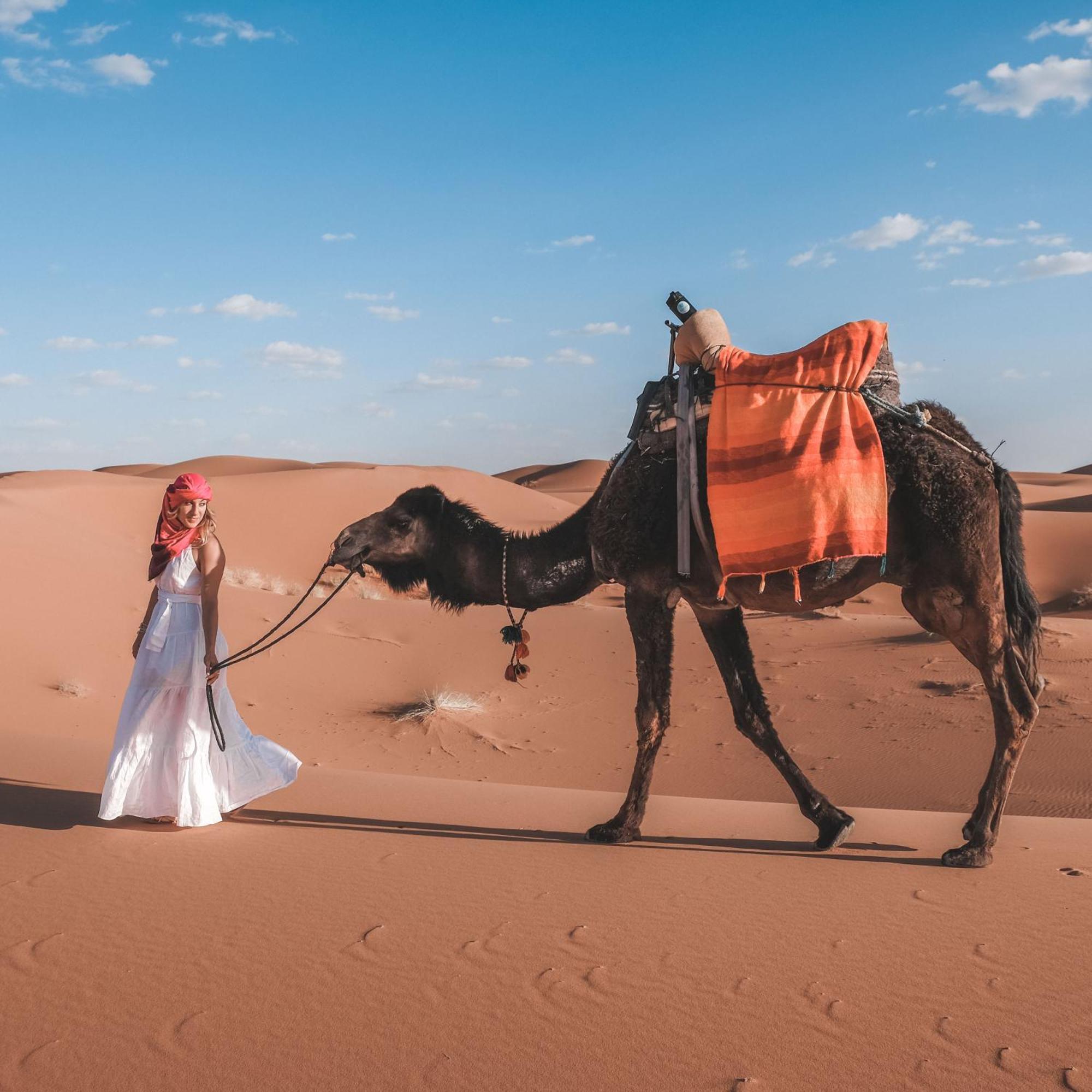 Camel Luxury Camp Bed & Breakfast เมอร์ซูกา ภายนอก รูปภาพ